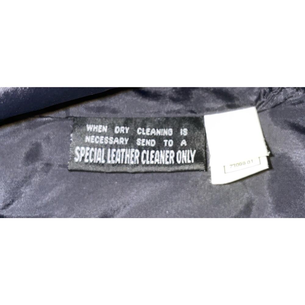 Vintage Y2K Wilsons Maxima Black Leather Lined Mini Skirt With Belt Size 4 - Picture 6 of 7